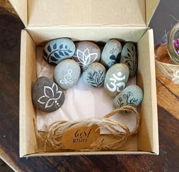 Set-Of-Hand-painted-Stones-With-Various-Adorable-Patterns