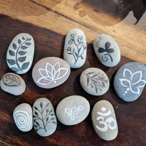 Set-Of-Hand-painted-Stones-With-Various-Adorable-Patterns