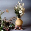 White-Dried-Flower-Vase