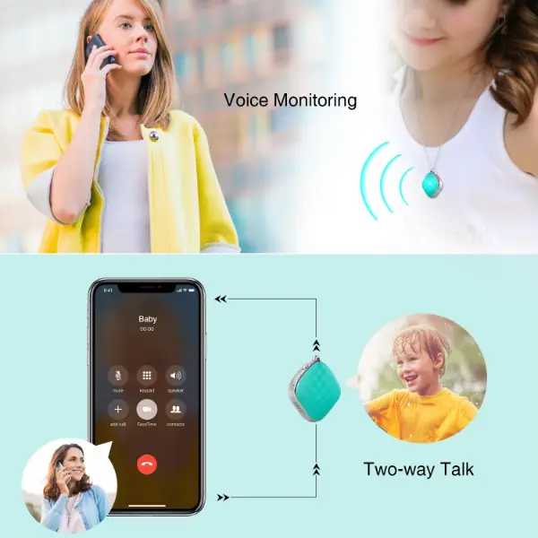 Mini-WLAN-GPS-Tracking-Halskette für Kinder3