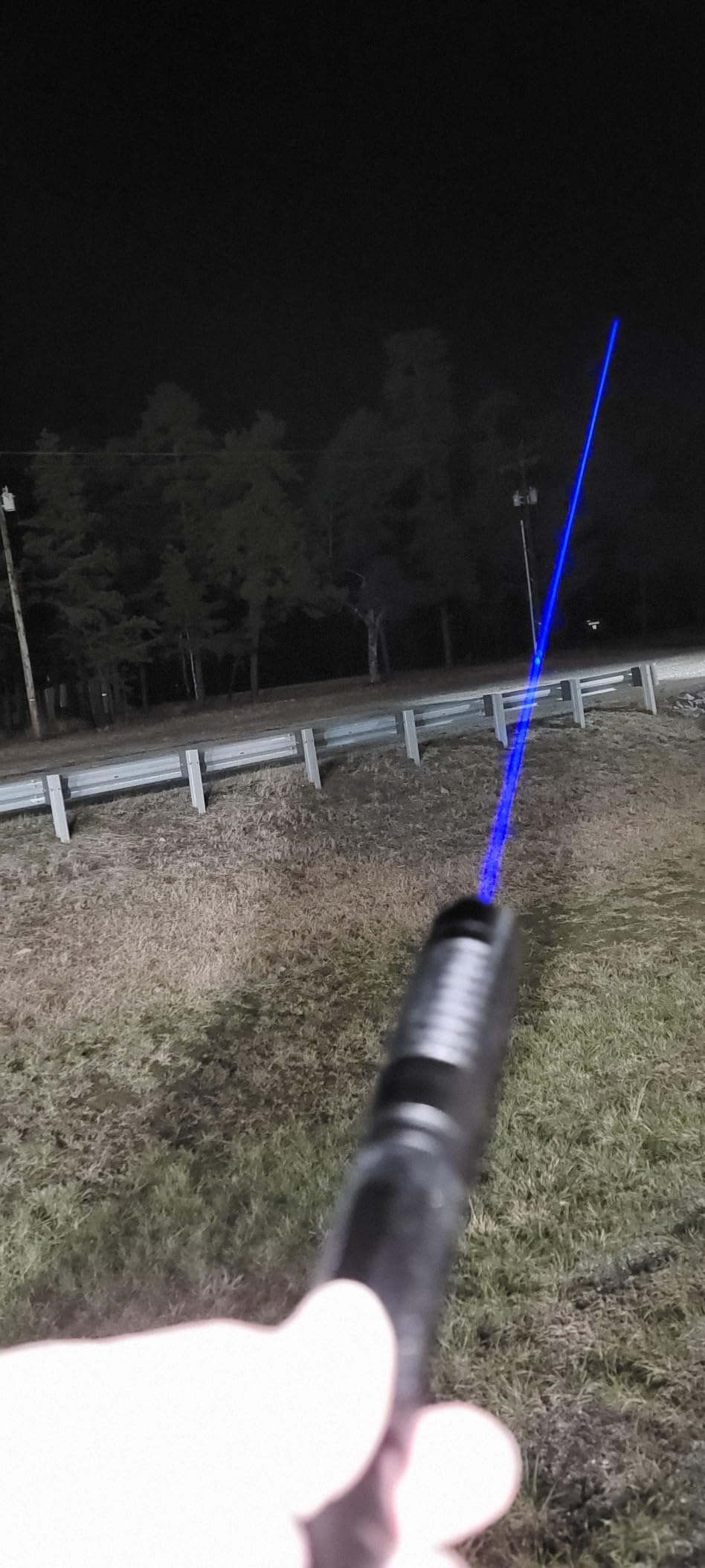 Leistungsstärkste blaue Laserpointer-Taschenlampe mit 100.000 m und 450 nm hoher Leistung von Wicked Lazer photo review