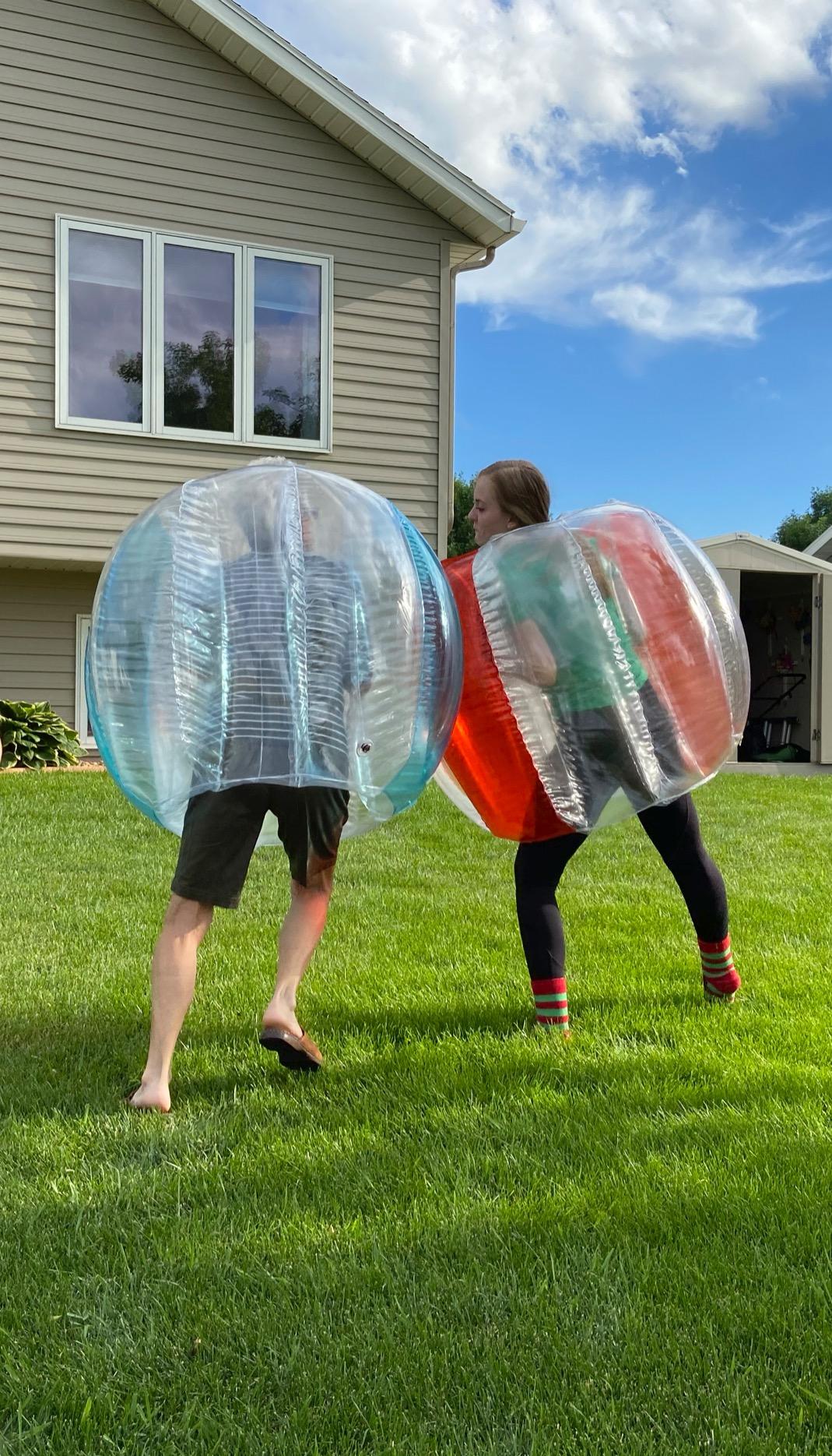 Aufblasbare Bubble Bumper Ball Body Zorb Bouncer photo review