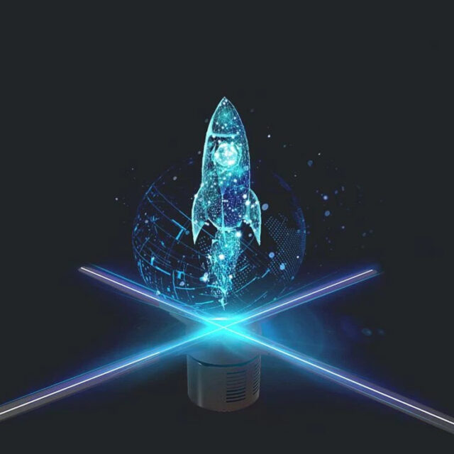 3D-Wifi-Hologramm-Projektor, Hologramm-Lüfter