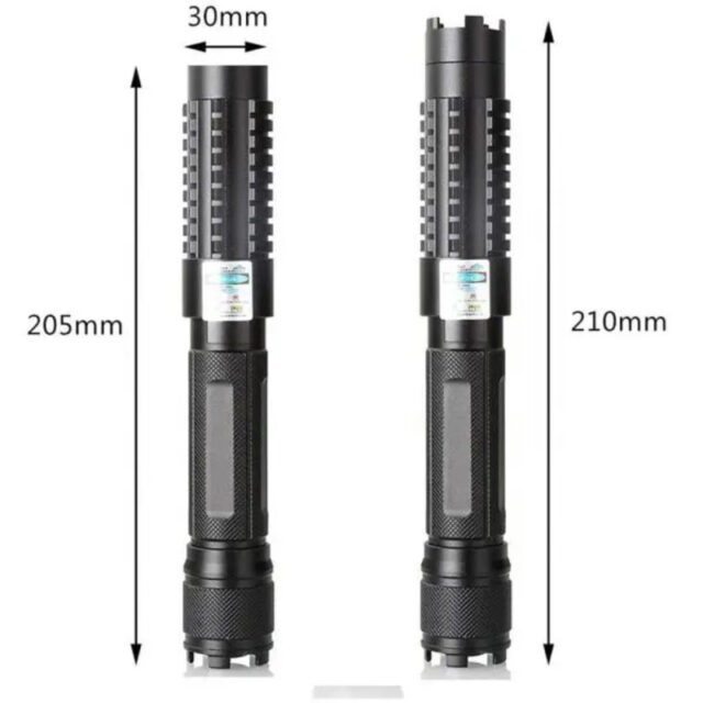Hochleistungs-Laser-Taschenlampe mit Blauem Licht – Bild 9
