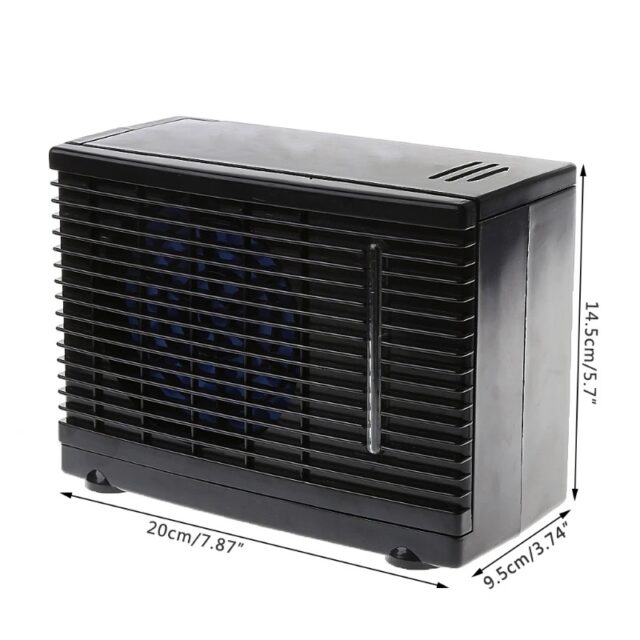 Einstellbarer 12V Auto-Luftkühler Verdunstungskühler Ventilator – Bild 9