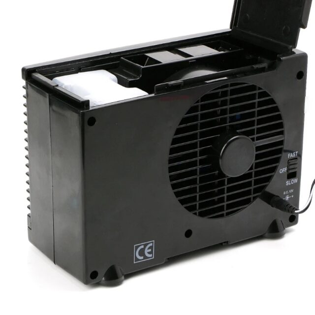 Einstellbarer 12V Auto-Luftkühler Verdunstungskühler Ventilator – Bild 8