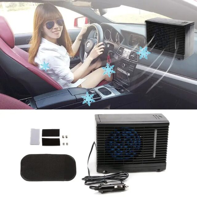 Einstellbarer 12V Auto-Luftkühler Verdunstungskühler Ventilator – Bild 6