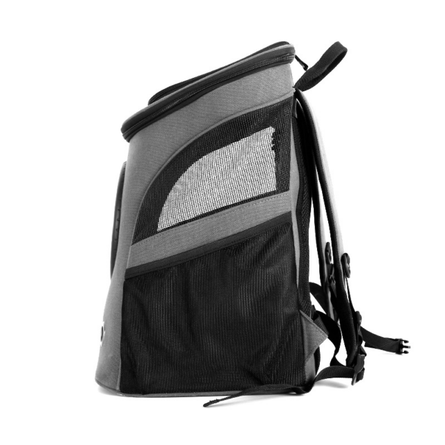 Denim Katzenrucksack mit Weltraumkapsel-Fenster – Bild 10