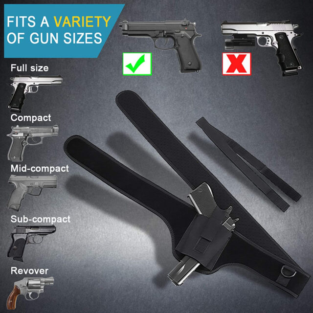 Universeller, verdeckter Waffen-Schulterholster für Gewehre – Bild 21