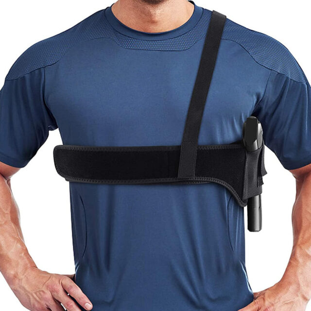 Universeller, verdeckter Waffen-Schulterholster für Gewehre
