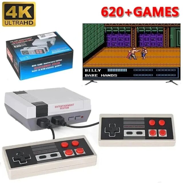 Retro-Konsole 620 klassische Spiele | Retro-Gaming-Konsole – Bild 3