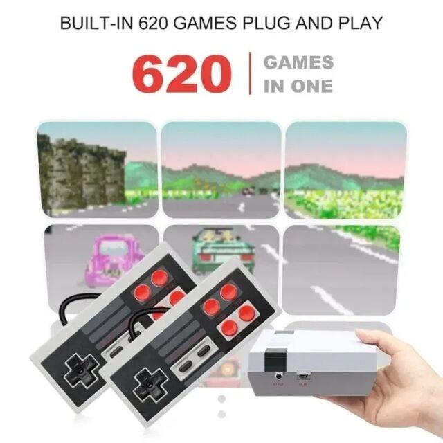 Retro-Konsole 620 klassische Spiele | Retro-Gaming-Konsole – Bild 4