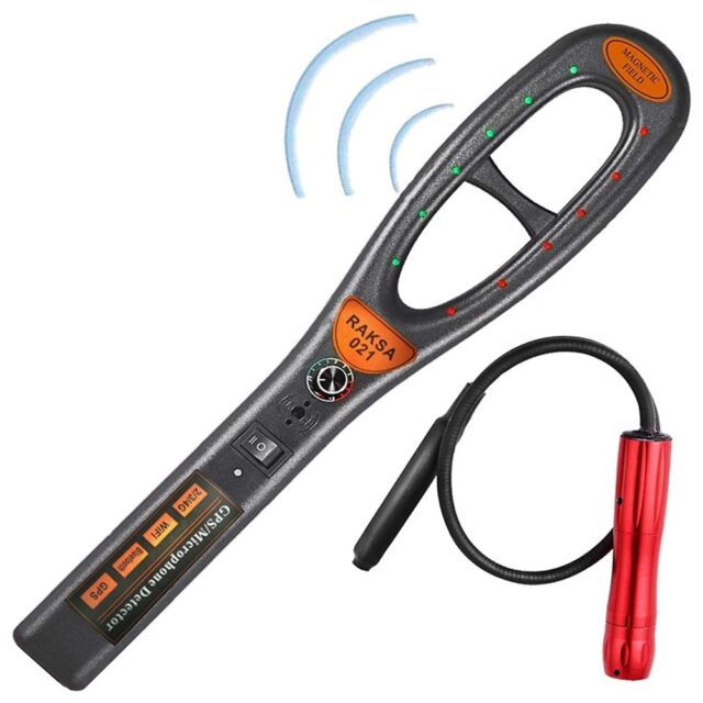 Handscanner für GPS-Tracker, RF- und Magnetfelderkennung