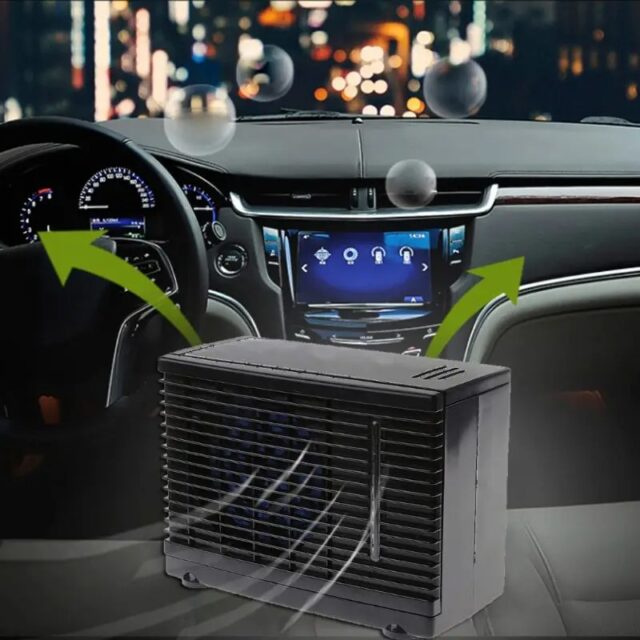 Einstellbarer 12V Auto-Luftkühler Verdunstungskühler Ventilator