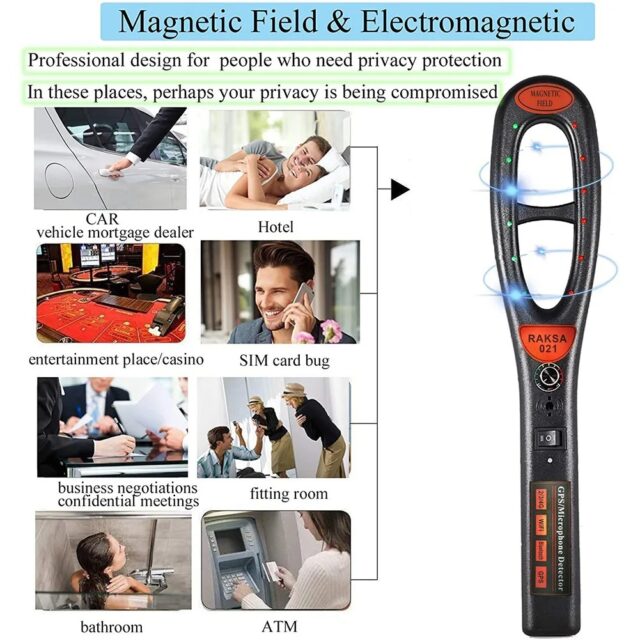 Handscanner für GPS-Tracker, RF- und Magnetfelderkennung – Bild 7