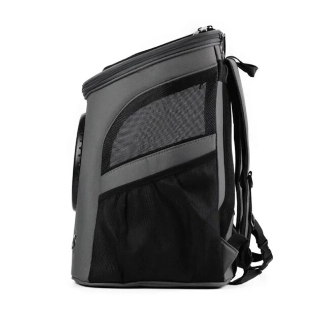 Denim Katzenrucksack mit Weltraumkapsel-Fenster – Bild 6