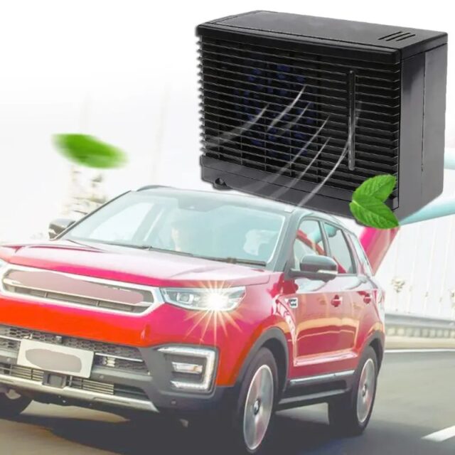 Einstellbarer 12V Auto-Luftkühler Verdunstungskühler Ventilator – Bild 3