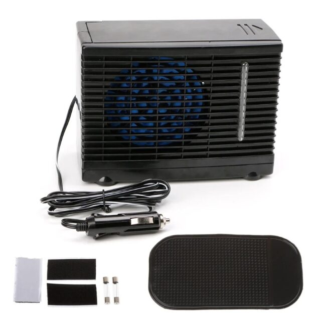 Einstellbarer 12V Auto-Luftkühler Verdunstungskühler Ventilator – Bild 2