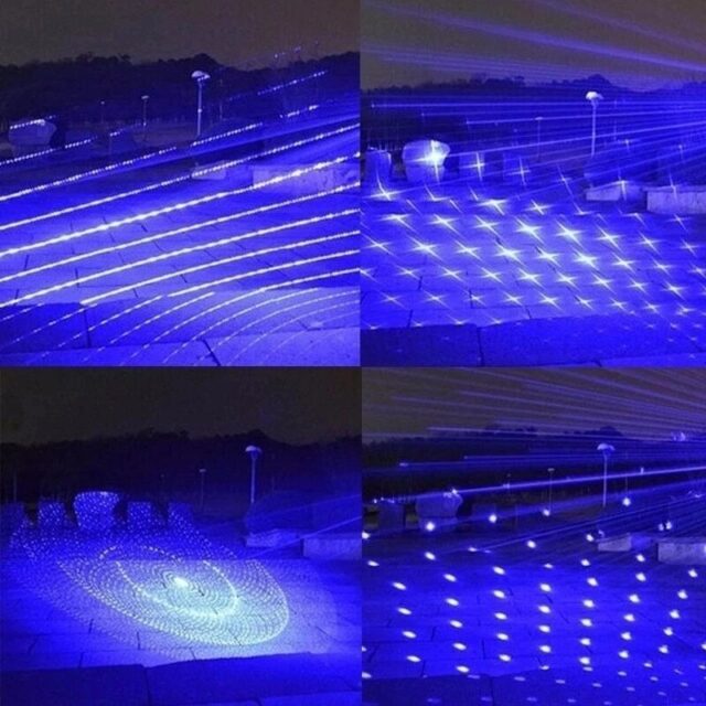 Hochleistungs-Laser-Taschenlampe mit Blauem Licht – Bild 4