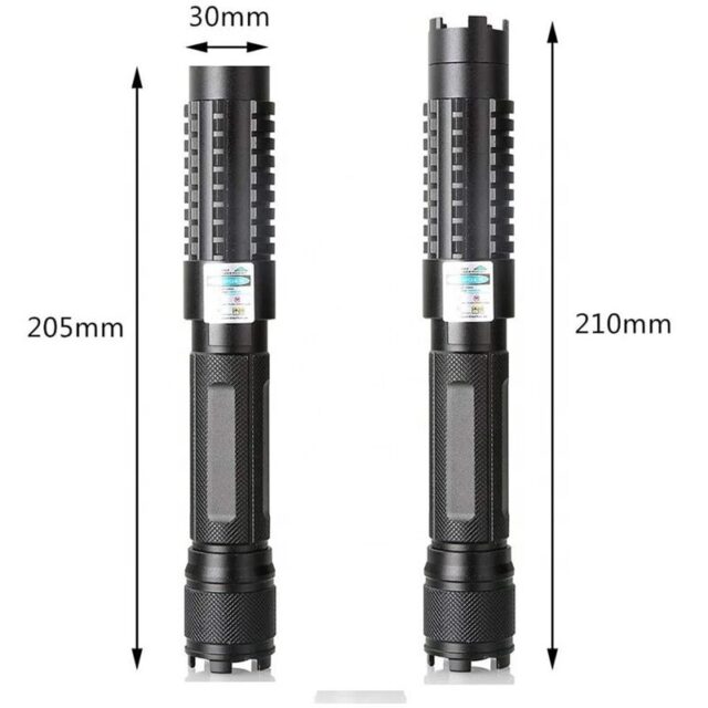 Hochleistungs-Laser-Taschenlampe mit Blauem Licht – Bild 7